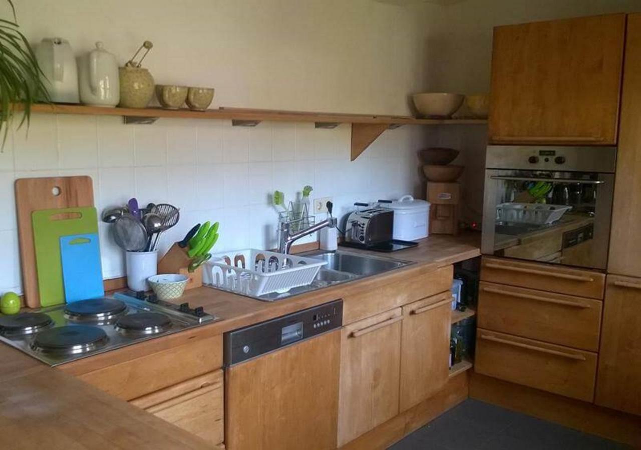 Aeltestes Haus In Quentel - Ferienwohnung 1 Mit Kleinem Garten Hessisch Lichtenau ภายนอก รูปภาพ
